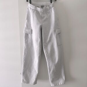 Aritzia cozy sweat fleece cargo